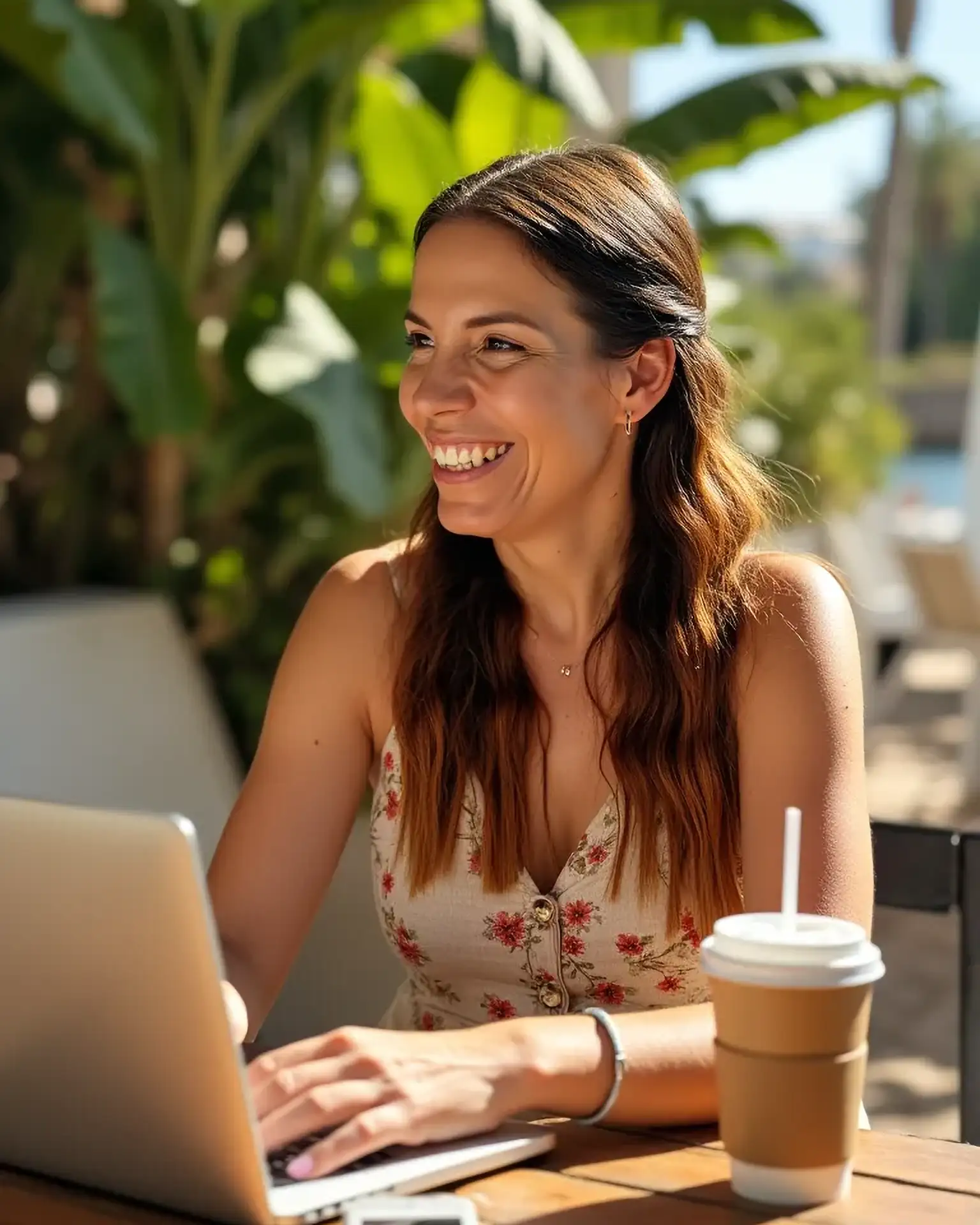 Kasia smiling in Murcia